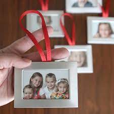 diy photo christmas ornaments easy and