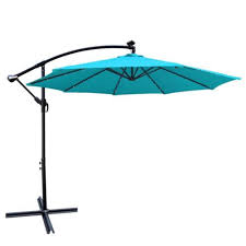 10 Ft Outdoor Patio Umbrella Solar