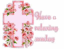 have a blessed sunday pink crucifix gif