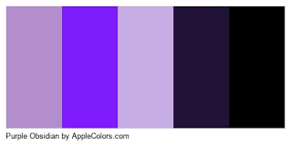 Pantone violet c #pantone #color #pms #hex. Purple Obsidian Brand Palette Shine Applecolors