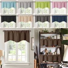 Decorative curtains for living room with curtain rods are the best way to spruce up the interior of any home. Short Curtain Valance Drape Rod Pocket Short Curtains For Windows Modern Style Windows Valance For Bathroom Living Room Cafe And Kitchens Walmart Com Walmart Com
