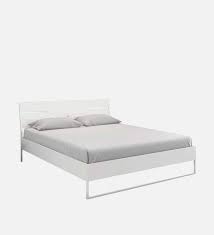 Grande King Size Bed In Ivory Finish