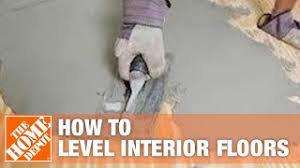 Maybe you would like to learn more about one of these? How To Level Interior Floors With Sakrete B 1 Trowel Grade Leveler The Home Depot Youtube