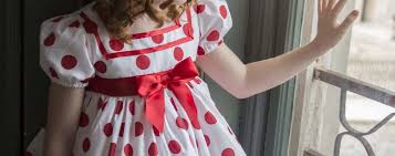 shirley temple costume dress red and