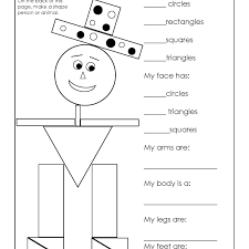 First graders will love the silliness of this project, but it's not all just fun and games. Geometry Worksheets For Students In 1st Grade