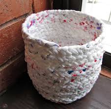 upcycle plastic bags for home decor