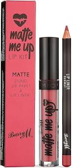 barry m cosmetics matte me up lip kit