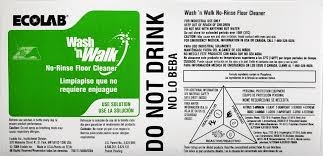 spray bottle labels wash n walk cleaner