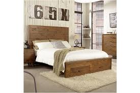 cob co queen bed with drawer rustic