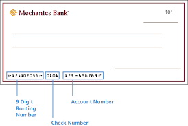 To get your account number, you'll have. Mechanics Bank Routing Number