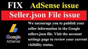 how to fix sellers json issue in google