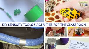 diy sensory tools and activities for