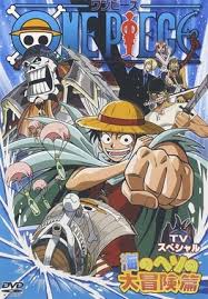 Olga ends up sailing with the straw hat pirates, and they journey to find the pure gold on the lost. List Of One Piece Television Specials Wikipedia