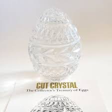 Franklin Mint Cut Crystal Easter Egg