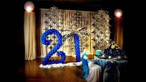 21 birthday party decorations