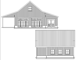 The 2 Bay Barn Garage Floor Plan 1 1 2