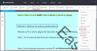 Gratis] Cómo eliminar fondo del PDF en Windows / en línea - EaseUS