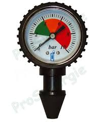 manomètre pour contrôle pression eau 0