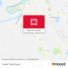 how to get to kmart in terre haute by bus