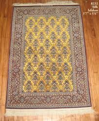 persian isfahan silk rug master weaver