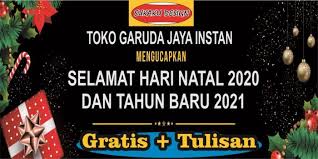 Background outro youtube aesthetic outro template. Jual Banner Natal Dan Tahun Baru 2021 Black Version 2x1 Jakarta Selatan Sukakudesign Tokopedia