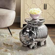Safavieh Elephant Silver Ceramic Garden