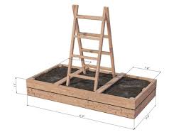 Buy Raised Garden Bed With Ladder