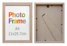 a4 natural wood box frame suits 21x29