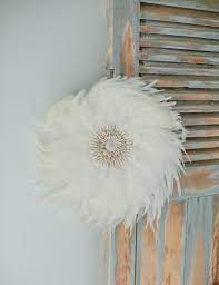 Feather Decor Glam Wall Hanging