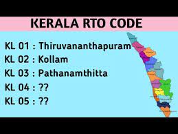 kerala rto codes for vehicles