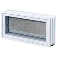 Vented Glass Block Window 2246vdc