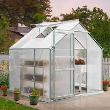 Yitahome 6x6ft Polycarbonate Greenhouse
