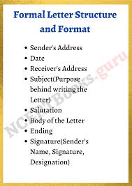 Rules for writing formal letters in english. Formal Letter Format Google Search