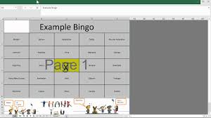 Generate pdf's for printing these cards. Free Bingo Card Generator For Excel Youtube
