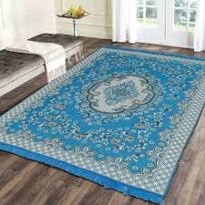 qoo10 ncs light blue velvet carpet