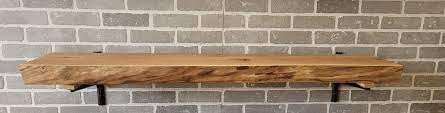 Solid Wood Fireplace Mantel Shelf