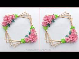 Beautiful Paper Flower Wall Hanging