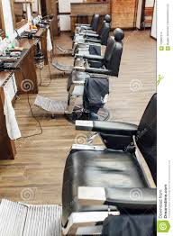 Interior Of A Barber In A Loft Style Stock Photo Image Of Lighting Hair 109587214