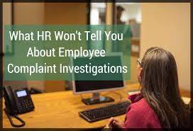 Letter is a form of written communication. Employee Complaint Investigations What Human Resources Won T Tell You Toughnickel