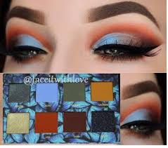peach grunge makeup eye shadow