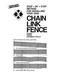 System21 Chain Link Fence Installation Guide With Post