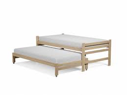 Twin Xl Over Twin Wooden Wheeled Bed