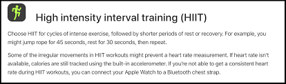 apple watch workouts
