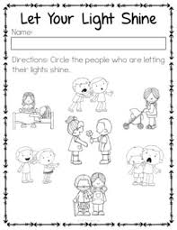 Use these images to quickly print coloring pages. Bible Lesson Let Your Light Shine By It S Class Time Tpt