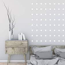 Silver Or Gold Polka Dots Wall Stickers