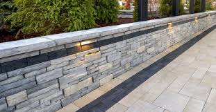 Retaining walls can be as beautiful as they are functional and can be the focal point of a landscape. 5 Wall Blocks For Stunning Vertical Landscape Elements And Retaining Walls Unilock
