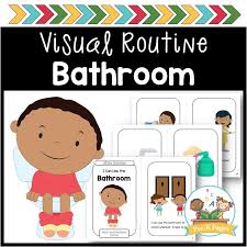Bathroom Visual Routine Pre K Pages