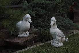 Concrete Duck Figurines Goose