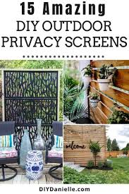 15 Diy Outdoor Privacy Screens Diy