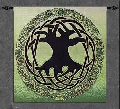 Fine Art Tapestry Celtic Tree Of Life